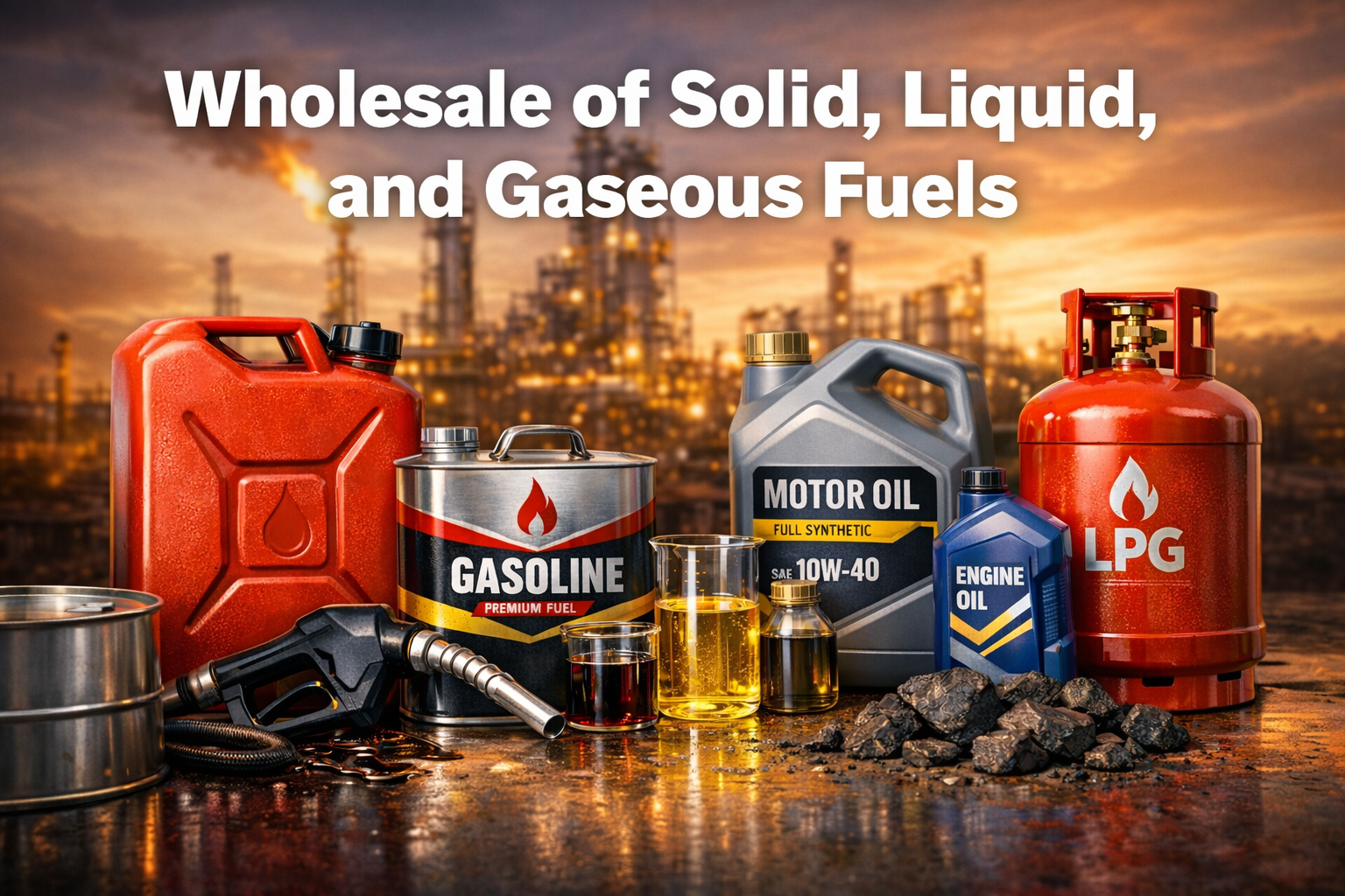 Home fuel products at sunset refinery